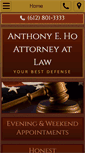 Mobile Screenshot of ho-legal.com